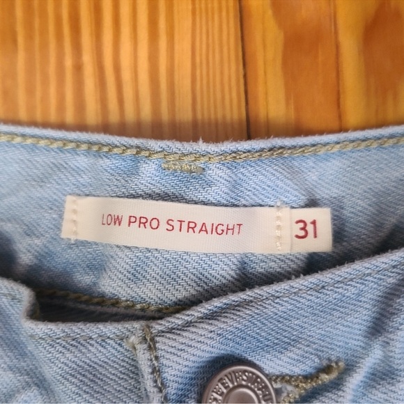 Low Pro Straight Distressed Jean - Picture 10 of 15